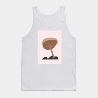 Mushroom, Mid Century, Nordic Decor Tank Top